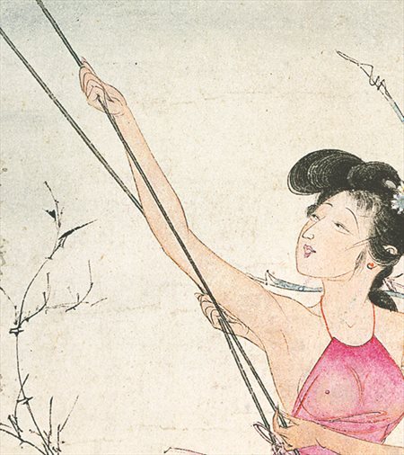 青龙-胡也佛的仕女画和最知名的金瓶梅秘戏图